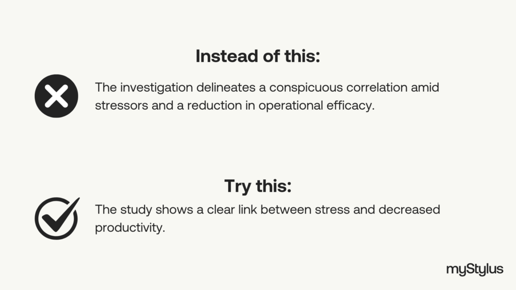 use simple strcutures while bypassing ai detectors