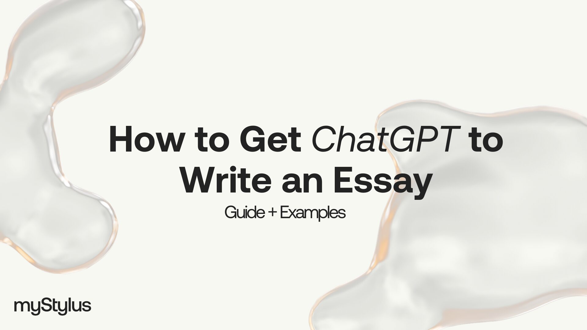 writing essay with chat gpt