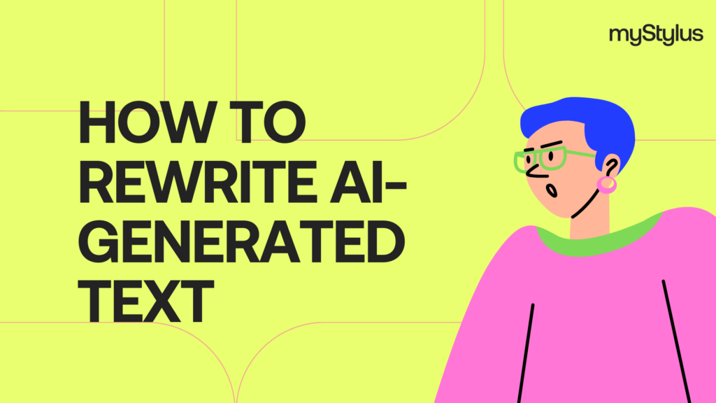 rewriting ai generated text