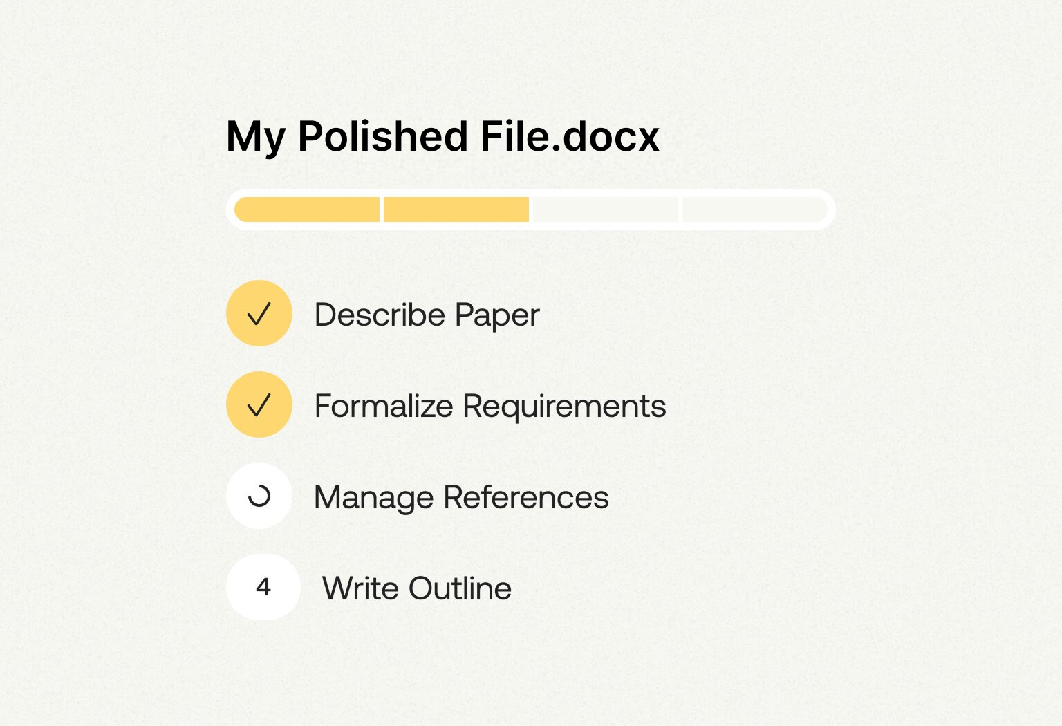 Step-by-Step Writing Flow
